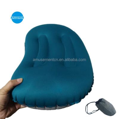 China Hot Selling Inflatable Pillow Outdoor Camping Neck Traveling Pillow for sale