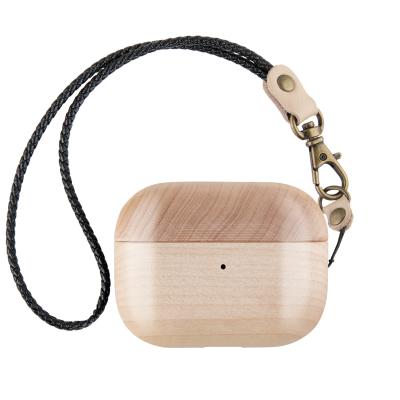 China For AirPods Pro Luxury High Quality Wooden For Airpods Pro Case 2021 Real Wood Designs For Airpods 3 Case Manufacturer for sale