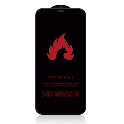 China Factory Wholesale Antistatic Tempered Glass Screen Protector Wolf Fire Screen Protector High Quality For Iphone 13 12 11 pro max for sale