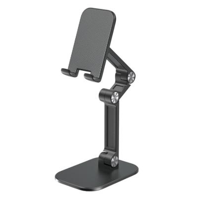 China Table Adjustable Foldable Adjustable Silicone Desktop Design Mobile Cell Phone Stand Non-Slip Smart Stand for iPhone iPad Samsung for sale