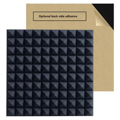 China Home Theater Contemporary Studio Sound Proof Wall Panels Acoustic Foam Near Me With Back Self Adhesive Glue for sale