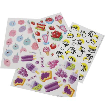 China Various Scents Customizable Die Cut Scratch And Sniff Scented Adhesive Paper Sticker With Lovely Smell For Promotional Gift for sale