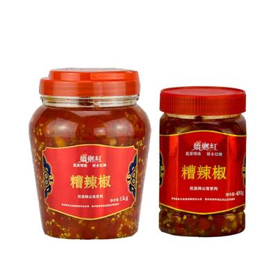 China Holographic Printed Logo Package Stickers Custom Self Adhesive Private Labels For Hot Chili Sauce Bottle for sale