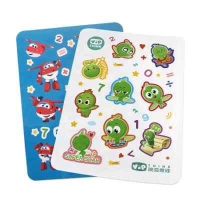 China Eco-friendly custom printing kiss cut A4 A5 A6 stickers cartoon sticker self-adhesive paper sheet for kids for sale