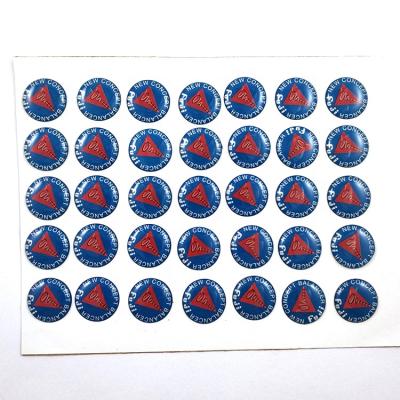 China Waterproof Custom Printing Adhesive Epoxy Resin Vinyl 3D Logo Sticker Labels for sale