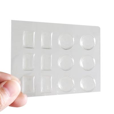 China Normal Custom Transparent Circle Square Epoxy Dome Dome Adhesive Decorative Sticker for sale