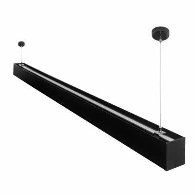 China Modern office pendant led linear ceiling light 60w 1205*70*75mm linkable ceiling led linear for sale