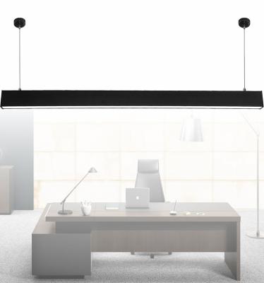 China Modern Office Pendant Tube Lights 40w Corridor Up Led Linear Pendant Light for sale