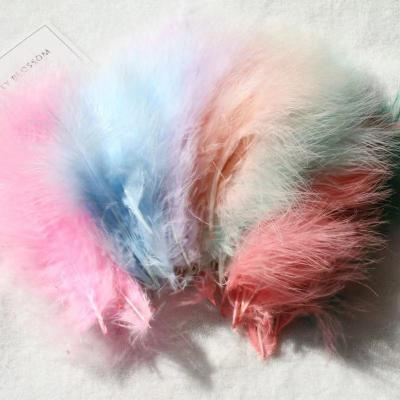 China Wholesale High Quality Diy Craft Factory Kid's Colorful 8-15cm Craft Feather For Decoration Accessories/Turkey Feather for sale