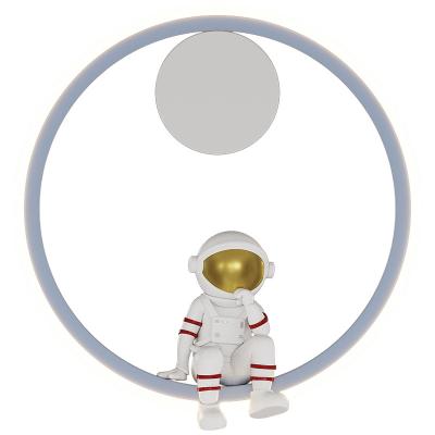 China Modern Nordic Contemporary Aluminum Wall Lamp Mouted Astronauts Wall Lamps Indoor Decoration for sale