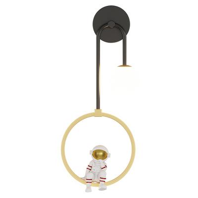 China Modern Simple Modern Globe Indoor Hotel Children Study Wall Lamps Decorative Indoor Lighting For Home for sale