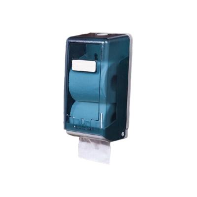 China Modern Wall mount plastic twin tissue roll paper dispenser for sale