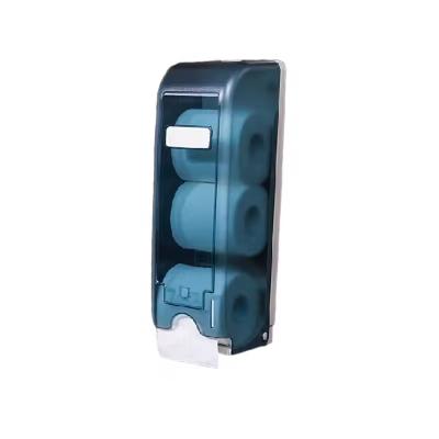 China Modern Wall mount plastic 3 roll paper dispenser for sale