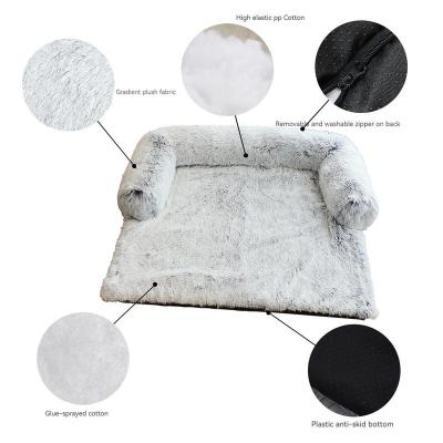 China Stocked Tureda Manufacturer Wholesale Pet Beds Sleep Bed  Luxury Large Designer Comfortable Plush Dog Beds for sale