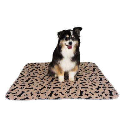 China Stocked Tureda Reusable Dog Bed Mats Dog Urine Pad Puppy Pee Fast Absorbing Pad Rug for Pet Training In Car Home Bed dog mattress for sale