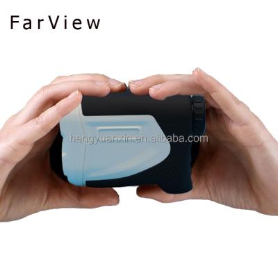 China FarView Waterproof IPX 4 Magnification 6X 500m Golf Laser Rangefinder with Golf Pin/Flag Sensor and Slope Compensation 104x75x40mm for sale