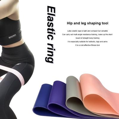 China Eco-friendly Natural Loop Latex Home Fitness Equipment Elastic Band Four Colors Per Set With Carry Bag Model RDFERB for sale