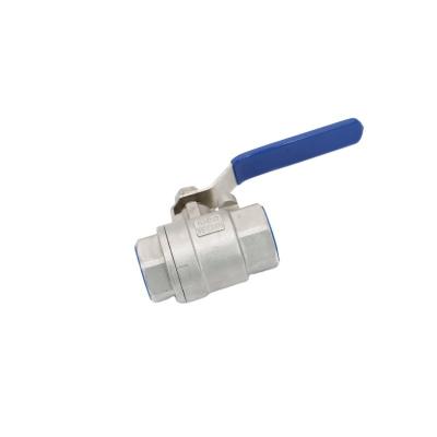 China 2 PC 3/4 inch Ball Valve for water oil and gas Threaded End Casting Stainless Steel 1000PSI NPT BSP for sale