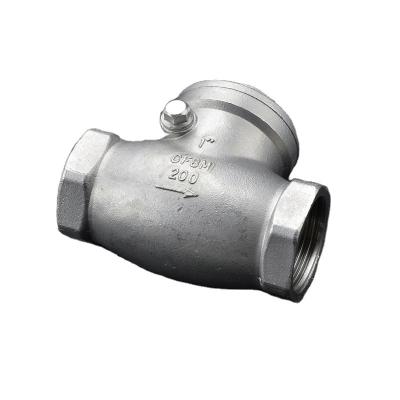 Cina 200psi 3/4 Inch Flap Female Threaded Swing Check Valve Swing Type Check Valve in vendita