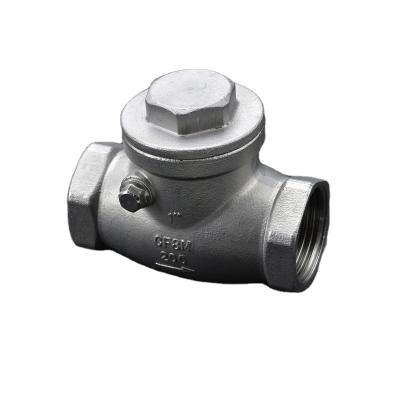 China Thread Non-Return 200WOG SS Swing Type Check Valve Swing Type Check Valve zu verkaufen