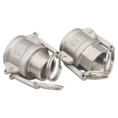 China Stainless steel Camlock Coupling Quick Couplings Type B Hose Fitting for sale