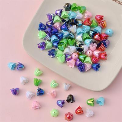 China Wholesale Modern Lily Shape Pendant Center Hole DIY Bracelet Necklace Jewelry Accessories for sale