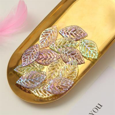 China Modern Custom Pendant Accessories Acrylic Necklaces DIY Pendant Bracelet Jewelry Leaf Personality Charm for sale