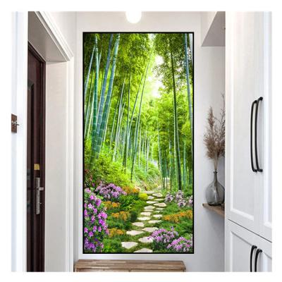 China Wholesale Modern Diamond Painting DIY Diamond Painting Landscape Home Decoration 5D Bamboo Diamond Painting for sale