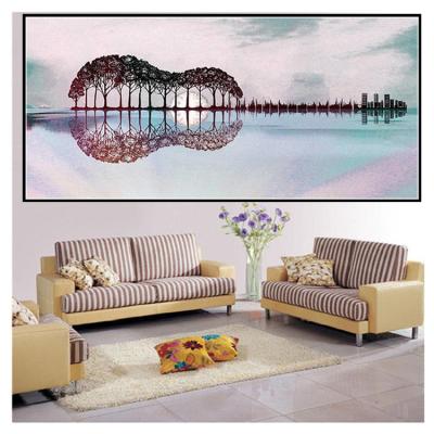 China Wholesale Modern Diamond Painting DIY Diamond Painting Piano Reflection Home Decoration 5D Diamond Painting for sale