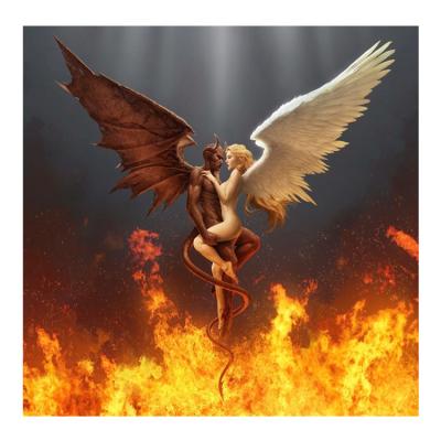 China Modern Wholesale Custom Home Decoration Angel DIY 5D Diamond Painting Naked Devil Diamond Painting for sale