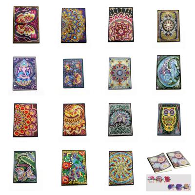 China 5D Mandala Special Shaped Diamond Painting 50 Pages A5 Modern Sketchbook Notebook Handmade Craft Christmas Gift for sale