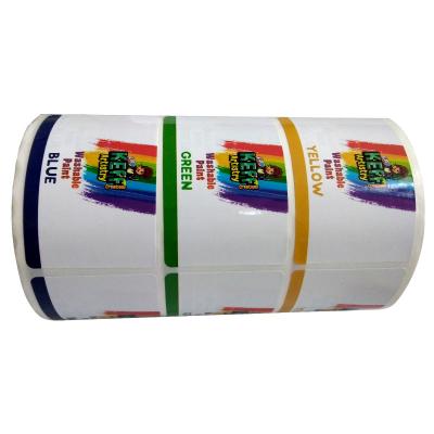 China Waterproof Brand Pen Races Mark Transparent PVC Stickers Trademark Stickers for sale