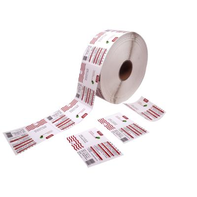 China Wholesale Customized Waterproof Logo Chemicals Factory Daily Wholesale Customized Self Adhesive Label for sale