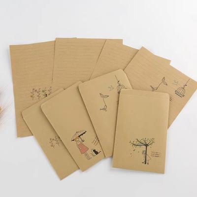 China Wholesale Custom Logo Printed Gift Wrap Cardboard Kraft Paper Mailing Envelope for sale