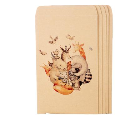 China Custom Printing Luxury Gift Wrap Cardboard Gift Paper Envelope for sale