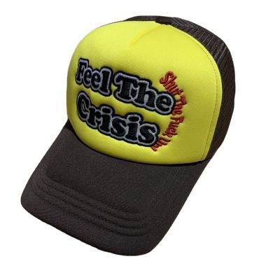 China Wholesale JOINT Trucker Hats, Embroidered Patch Trucker Hats, Custom Suede Mesh Hat for sale