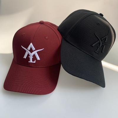 China COMMON customized high quality 3D puff embroidery baseball caps, 100% cotton promotional baseball caps. for sale