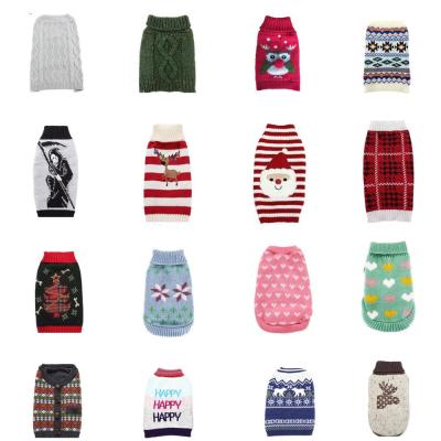 China DZ30 Sustainable Fashion Christmas Pet Sweater Colorful Winter Dog Knit Sweaters for sale