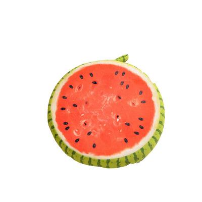 China zss385 Pet Mat Cushion 3D Printing Fruit Design Floor Cushion Home Decorative Round Cushion Pet Stored for sale