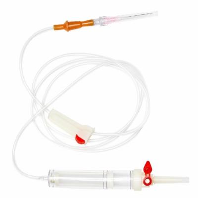 Κίνα EO Gas Sterilized Disposable Blood Transfusion Set 15-60 Drops/Ml Flow Rate προς πώληση