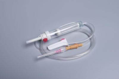 Κίνα Needle Disposable Blood Transfusion Infusion Set 150cm Sterilized Stainless Steel προς πώληση