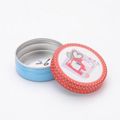 China Recyclable Type Wholesale Printing Aluminum Jar For Small Lip Balm for sale