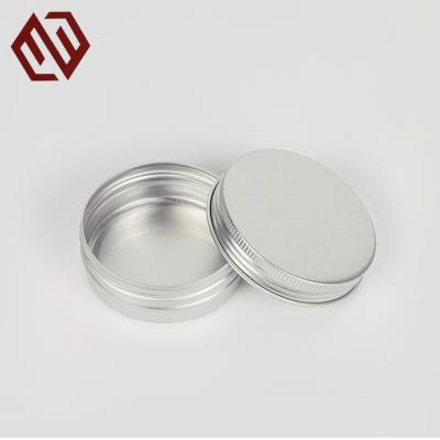 China Factory price 15g 30g 50g aluminum cosmetic package jar eyeshadow lip balm custom metal cosmetic box with aluminum lid for sale