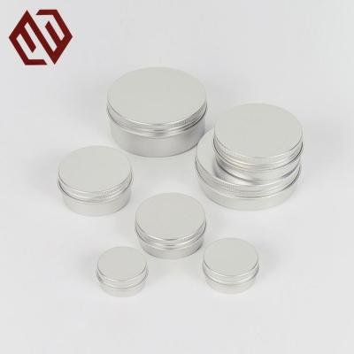 China Low Price 5ml 15ml 30ml 50ml 60ml 100ml 150ml Cosmetic Matte Black Aluminum Tin for sale