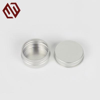 China Small Round 5g 10g 15g 20g 30g Recycable Matierials Empty Cosmetic Ointment Metal Tin Can Box Candle Soy Wax Metal Tin Jar Jar Case With Lid for sale