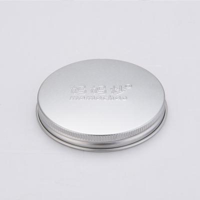 China Non Spill Customized Silver Aluminum Water Bottle End Alu Screw Lid Cap for sale