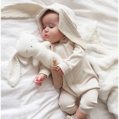 China Crawling Baby Onesie Breathble Comfy Spring Suit Cotton New And Newborn Bunny Baby Clothes Autumn Children's Clothes for sale