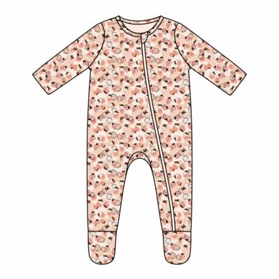 China Comfortable Unisex Infant Baby Breathable Spandex Onesie Jumpsuit Sleepwear Organic Bamboo Squishy Pajamas Kids Toddler Rompers Clothes for sale