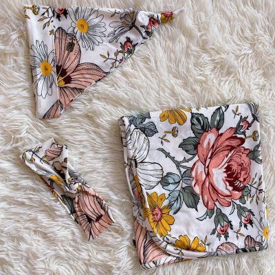 China Anti-Static Flower Matching Wrap And Robe Baby Wrap Bamboo Bag for sale