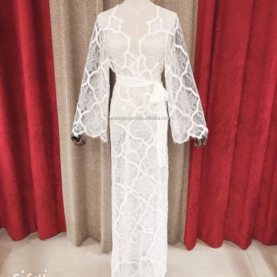 China Sexy Long Robe QUICK DRY Wedding Bridal Wedding Bridal Sleepwear and Bridesmaid Long Robe for sale